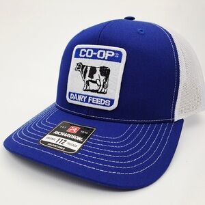Co op Blue and White Richardson Trucker Hat
